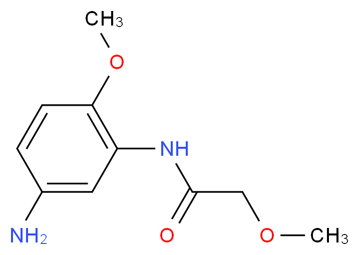 N-(5-amino-2-methoxyphenyl)-2-methoxyacetamide_分子结构_CAS_926194-19-6