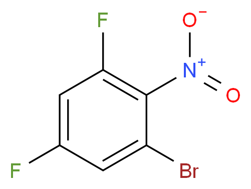 2-Bromo-4,6-difluoronitrobenzene_分子结构_CAS_884494-38-6)