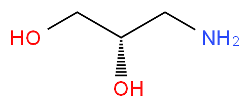 (S)-3-Aminopropane-1,2-diol_分子结构_CAS_61278-21-5)