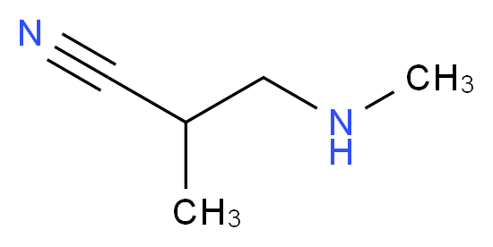 2-methyl-3-(methylamino)propanenitrile_分子结构_CAS_50840-30-7)