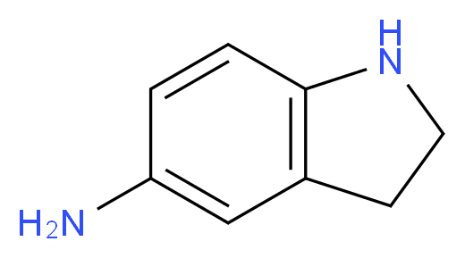 2,3-dihydro-1H-indol-5-amine_分子结构_CAS_32692-19-6