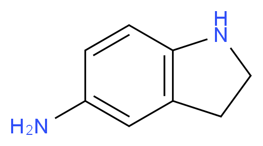 indolin-5-amine_分子结构_CAS_32692-19-6)