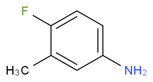 4-Fluoro-3-methylaniline_分子结构_CAS_)