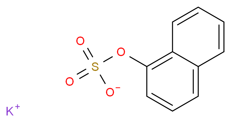 potassium naphthalen-1-yl sulfate_分子结构_CAS_6295-74-5