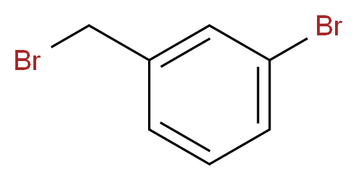 1-bromo-3-(bromomethyl)benzene_分子结构_CAS_823-78-9