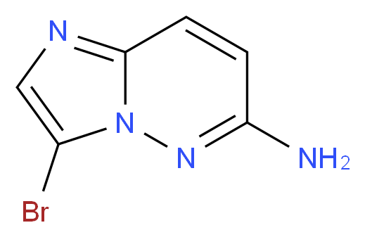 3-Bromoimidazo[1,2-b]pyridazin-6-ylamine_分子结构_CAS_1260850-70-1)