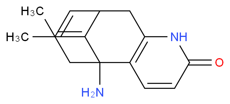 (13E)-1-amino-13-ethylidene-11-methyl-6-azatricyclo[7.3.1.0<sup>2</sup>,<sup>7</sup>]trideca-2(7),3,10-trien-5-one_分子结构_CAS_120786-18-7