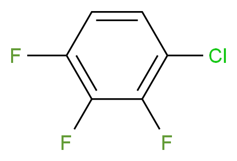 1-氯-2,3,4-三氟苯_分子结构_CAS_36556-42-0)