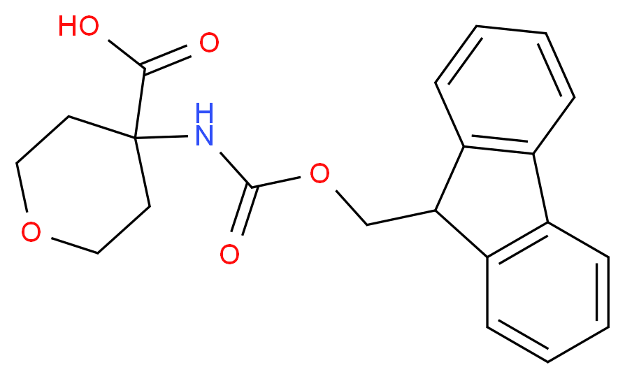 4-N-FMOC-AMINO-4-CARBOXY-1,1-DIOXA-TETRAHYDROTHIOPYRAN_分子结构_CAS_369402-96-0)