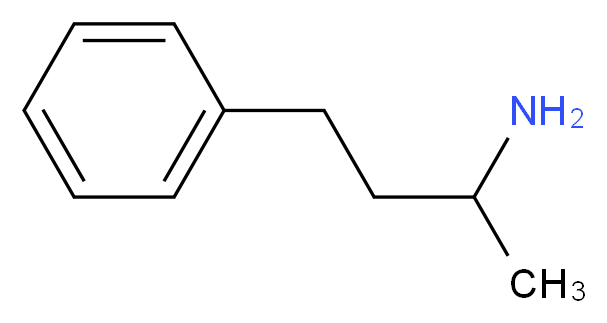 1-Methyl-3-phenylpropylamine 98%_分子结构_CAS_22374-89-6)