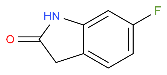 6-Fluorooxindole 97%_分子结构_CAS_56341-39-0)