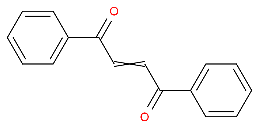 1,2-联苯甲酰乙烯, 主要为反式_分子结构_CAS_959-28-4)