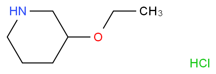 3-ethoxypiperidine hydrochloride_分子结构_CAS_1159826-79-5