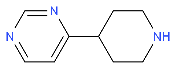 4-(4-piperidinyl)pyrimidine_分子结构_CAS_954220-47-4)