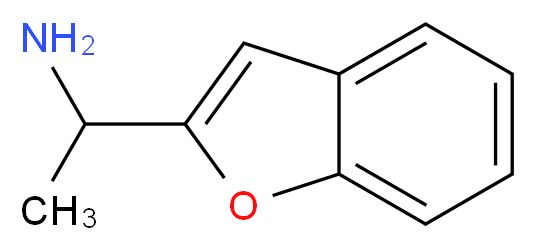 1-(1-benzofuran-2-yl)ethanamine_分子结构_CAS_99059-83-3)