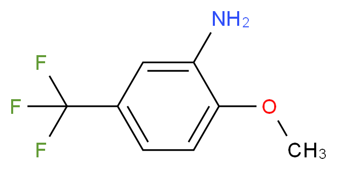 3-氨基-4-甲氧基三氟甲苯_分子结构_CAS_349-65-5)