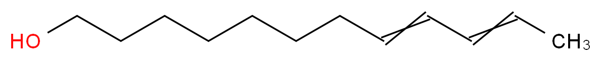 dodeca-8,10-dien-1-ol_分子结构_CAS_33956-49-9