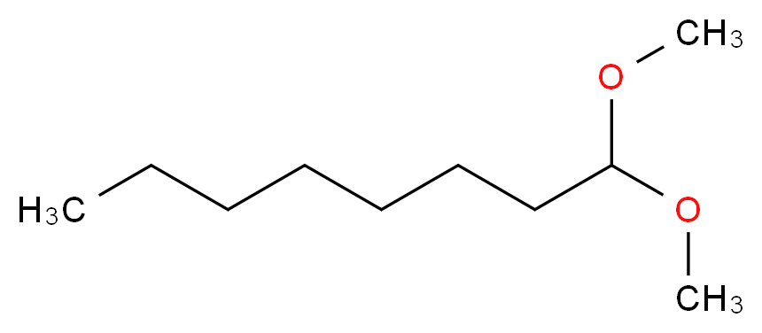 1,1-dimethoxyoctane_分子结构_CAS_10022-28-3