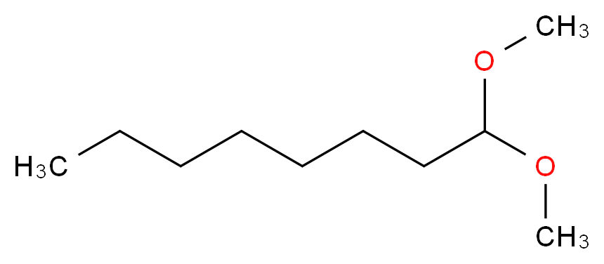 1,1-Dimethoxyoctane_分子结构_CAS_10022-28-3)