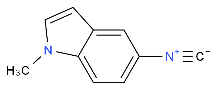 5-isocyano-1-methyl-1H-indole_分子结构_CAS_872526-29-9