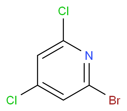 2-bromo-4,6-dichloropyridine_分子结构_CAS_1060815-15-7)