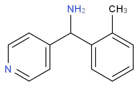 1-(2-methylphenyl)-1-pyridin-4-ylmethanamine_分子结构_CAS_883546-76-7)