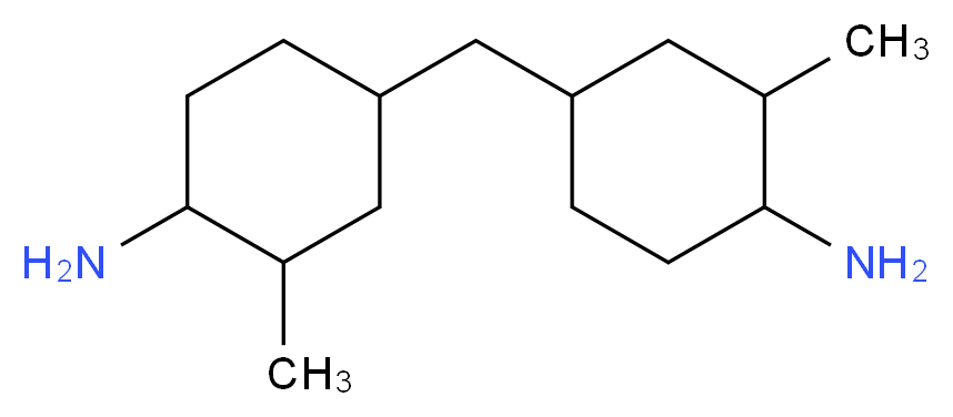 4-[(4-amino-3-methylcyclohexyl)methyl]-2-methylcyclohexan-1-amine_分子结构_CAS_6864-37-5