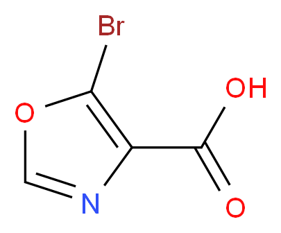 5-bromooxazole-4-carboxylic acid_分子结构_CAS_1240611-09-9)