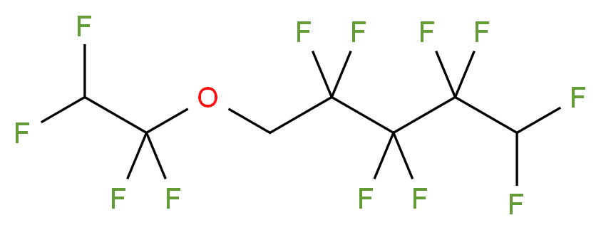 1,1,2,2,3,3,4,4-octafluoro-5-(1,1,2,2-tetrafluoroethoxy)pentane_分子结构_CAS_16627-71-7