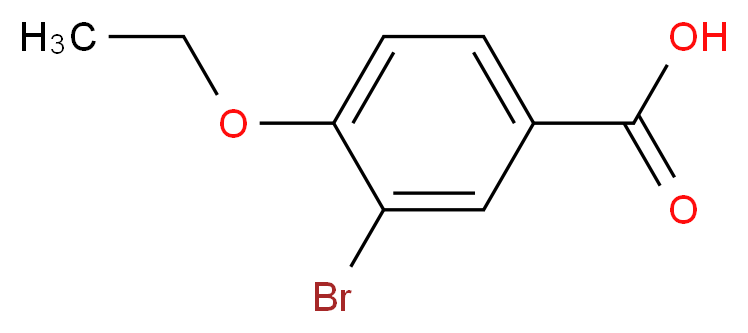 3-Bromo-4-ethoxybenzoic acid_分子结构_CAS_)