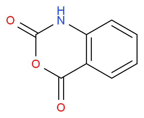 靛红酸酐_分子结构_CAS_118-48-9)