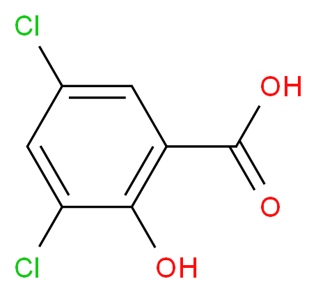 3,5-dichloro-2-hydroxybenzoic acid_分子结构_CAS_320-72-9