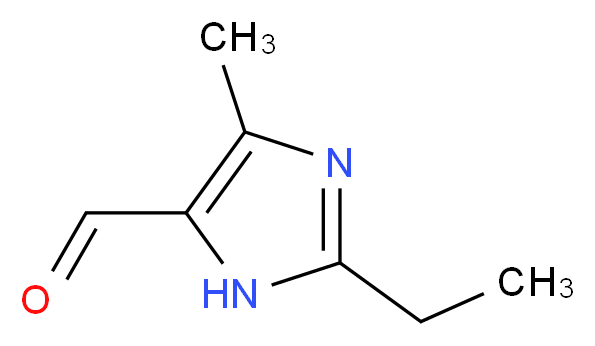 2-ethyl-4-methyl-1H-imidazole-5-carbaldehyde_分子结构_CAS_88634-80-4)