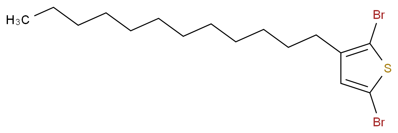 2,5-Dibromo-3-n-dodecylthiophene_分子结构_CAS_148256-63-7)