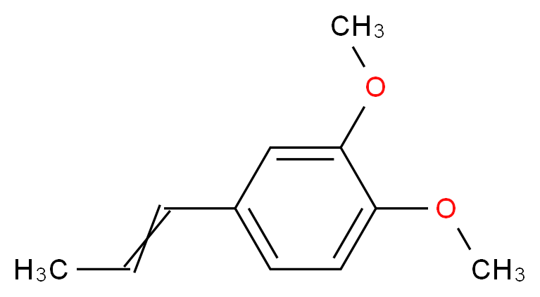 1,2-dimethoxy-4-(prop-1-en-1-yl)benzene_分子结构_CAS_6379-72-2