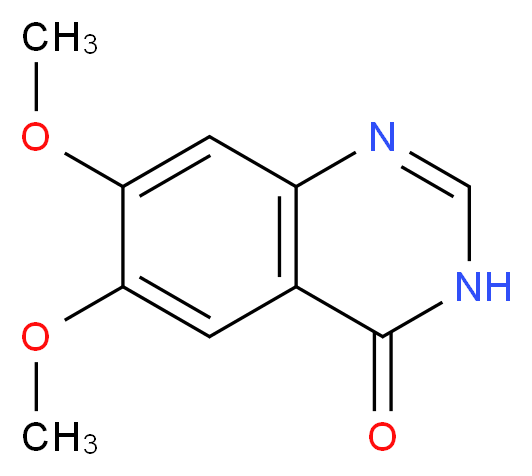 6,7-Dimethoxy-4(3H)-quinazolinone_分子结构_CAS_13794-72-4)