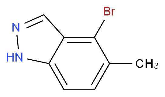 4-bromo-5-methyl-1H-indazole_分子结构_CAS_926922-40-9