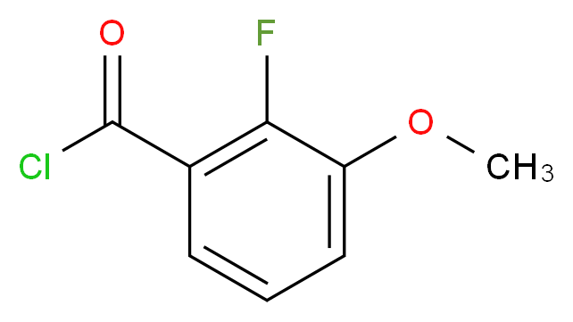 2-fluoro-3-methoxybenzoyl chloride_分子结构_CAS_850563-45-0