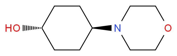 (1r,4r)-4-(morpholin-4-yl)cyclohexan-1-ol_分子结构_CAS_1228947-14-5