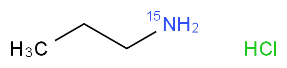 propan-1-(<sup>1</sup><sup>5</sup>N)amine hydrochloride_分子结构_CAS_84050-99-7