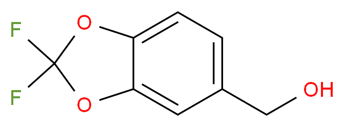 2,2-Difluoro-5-(hydroxymethyl)-1,3-benzodioxole_分子结构_CAS_72768-97-9)