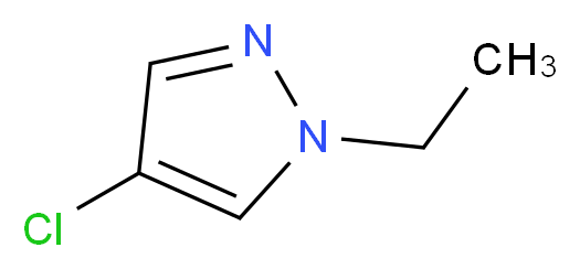 4-Chloro-1-ethyl-1H-pyrazole_分子结构_CAS_)