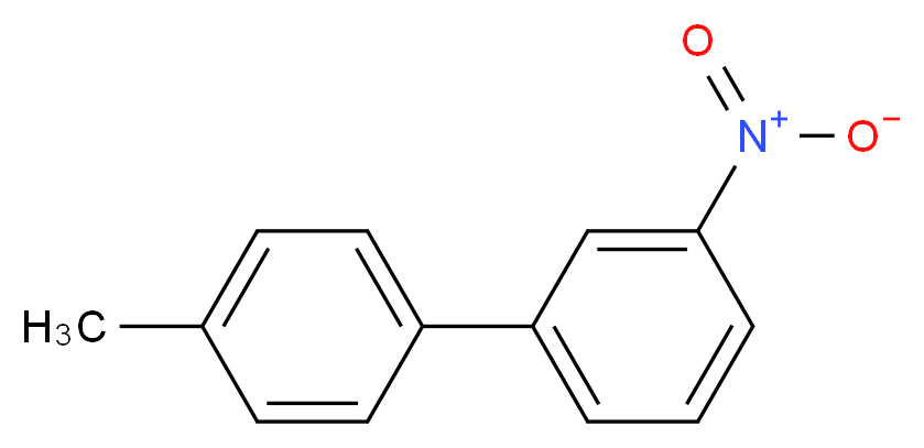 4'-Methyl-3-nitro-1,1'-biphenyl_分子结构_CAS_53812-68-3)