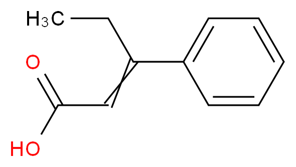 3-phenylpent-2-enoic acid_分子结构_CAS_)