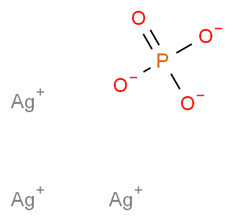 磷酸银_分子结构_CAS_7784-09-0)