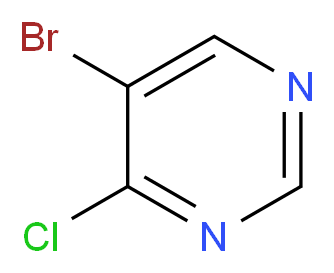 5-bromo-4-chloropyrimidine_分子结构_CAS_56181-39-6