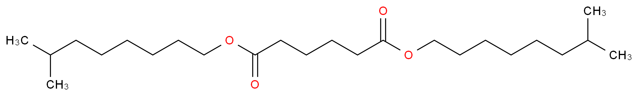 1,6-bis(7-methyloctyl) hexanedioate_分子结构_CAS_33703-08-1