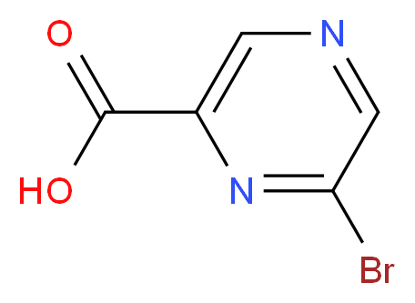 6-bromopyrazine-2-carboxylic acid_分子结构_CAS_1196151-53-7