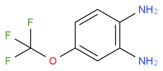 4-(Trifluoromethoxy)benzene-1,2-diamine 97%_分子结构_CAS_658-89-9)