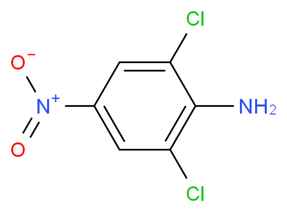 2,6-dichloro-4-nitroaniline_分子结构_CAS_99-30-9